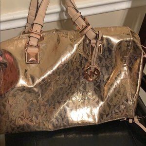 Michael Kors Rose Gold Purse